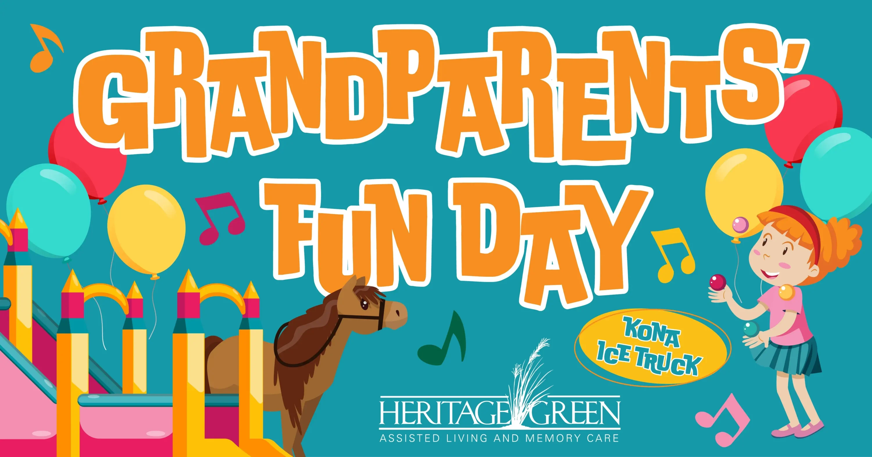 Grandparents day celebration banner